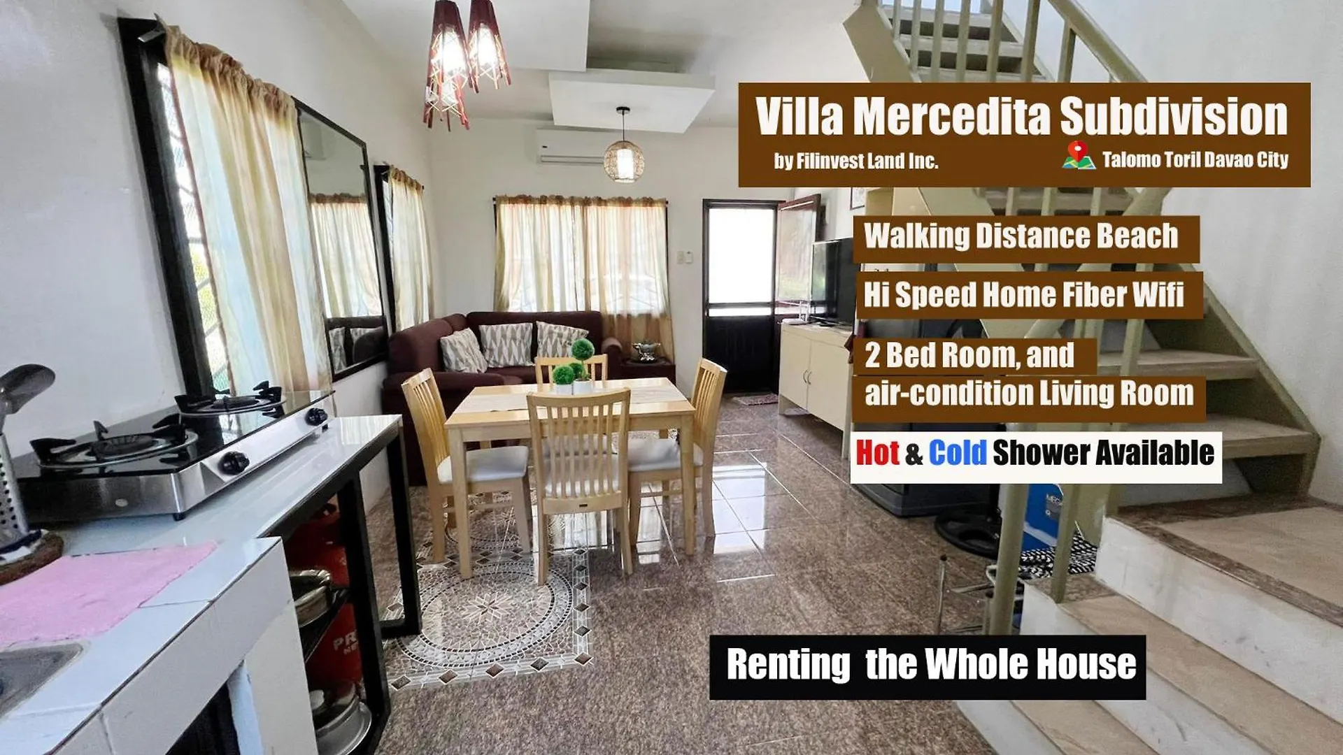 Holiday home Beach Resorts Walking Distance To The Town House Davao